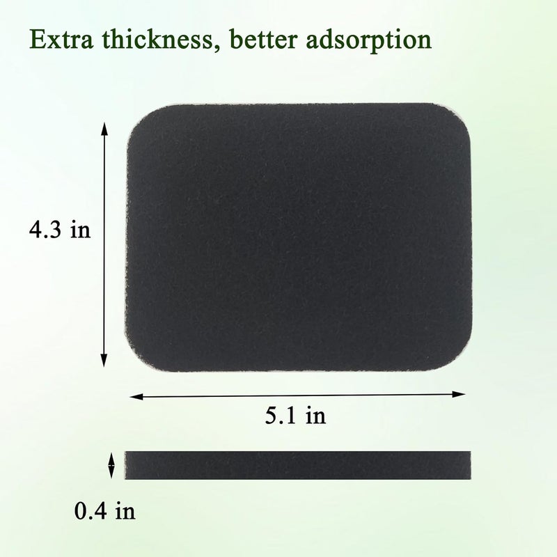 PurifyLogix Compost Bin Odor Filters Replacement Oval Activated Carbon Filters for Bamboozle Compost Bin, Indoor Countertop Composter, Compatible with Bamboozle Indoor Kitchen Trash Can (6 Pack) - Image 5